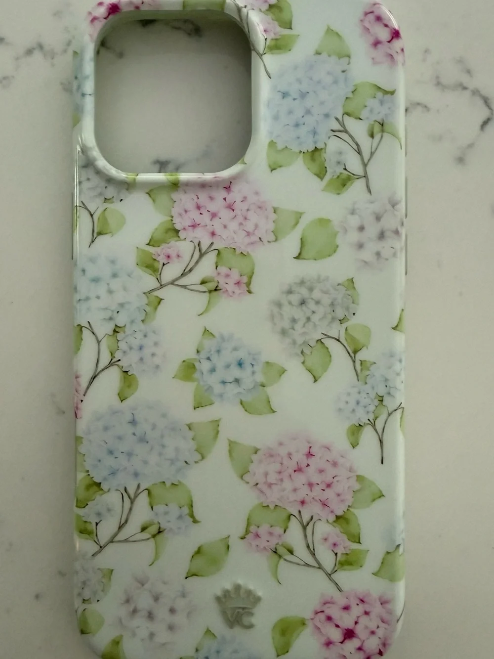 Velvet Caviar Hydrangea Phone Case - Pastel Pink, Blue & Green